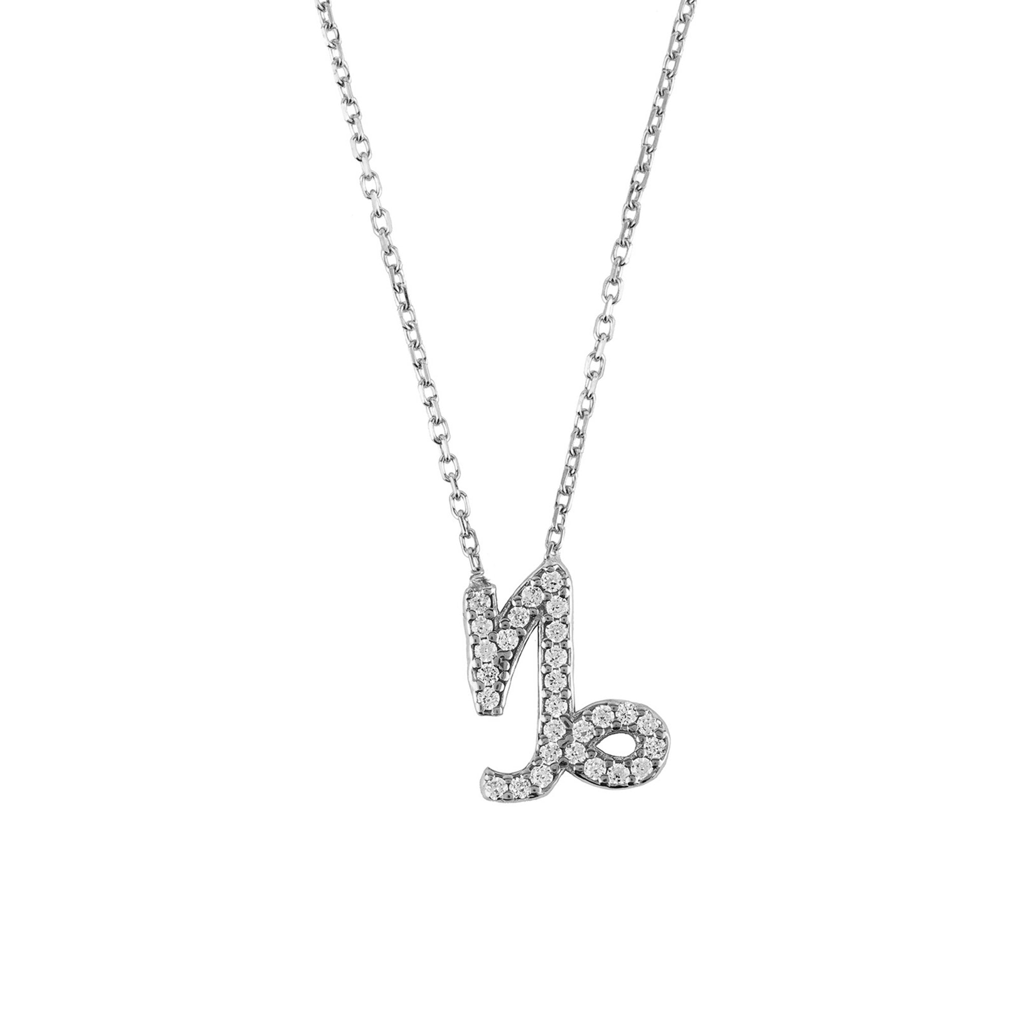 Zodiac Star Sign Pendant Necklace Silver Capricorn - Jewelry & Watches - Bijou Her -  -  - 