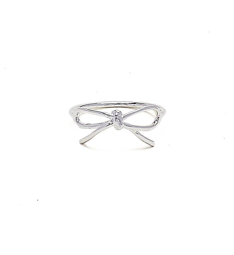 925 Sterling Silver Bow Ring - Hypoallergenic and Stylish - Free Worldwide Shipping Bijou Her