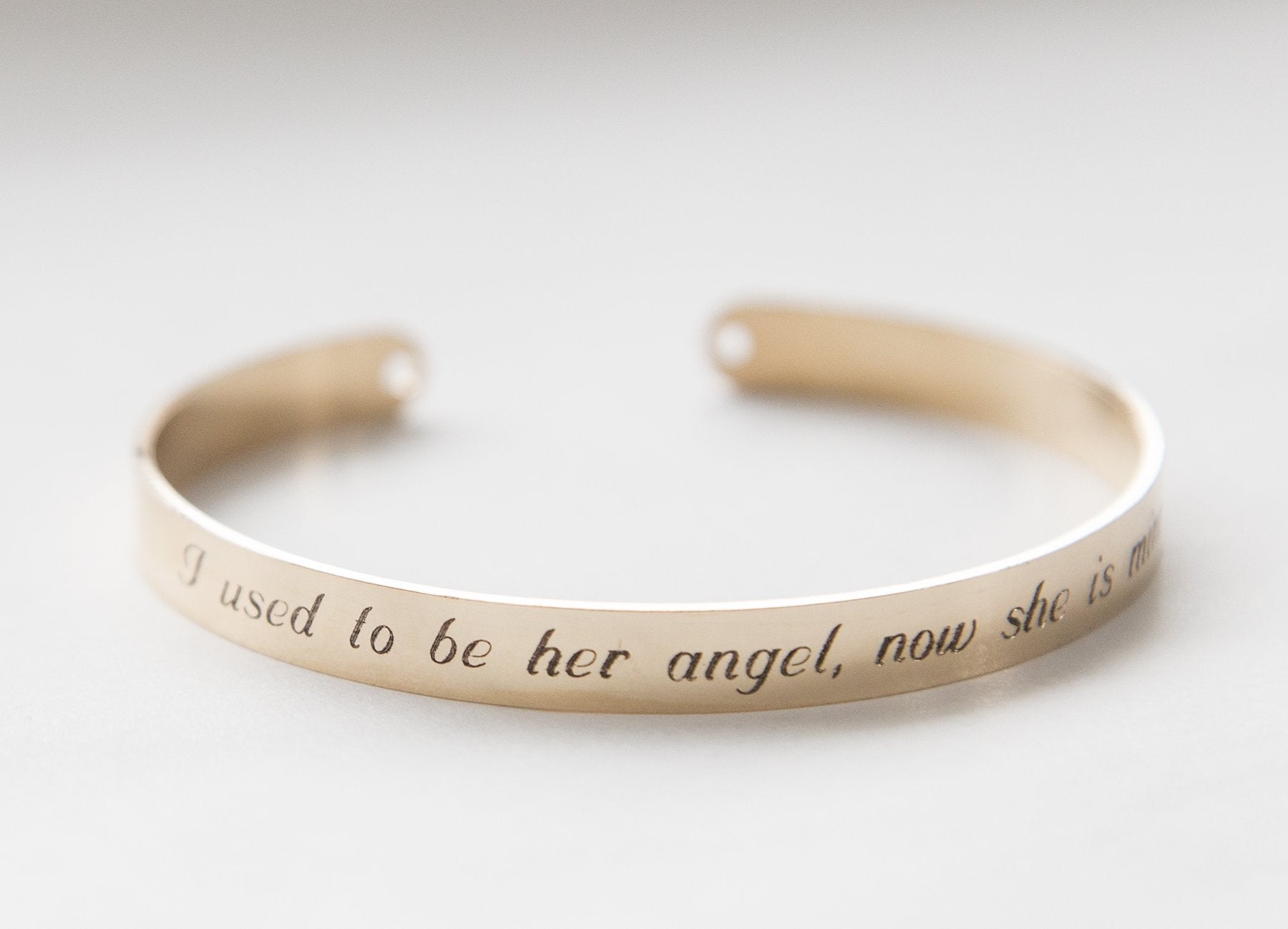 Adjustable Memorial Remembrance Bracelet with Customizable Messages Bijou Her