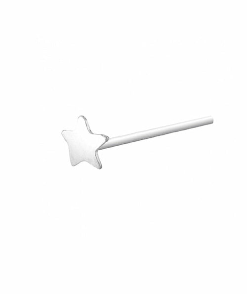Adjustable Silver & Gold Plated Nose Stud by Urbiana - Beautiful Designs in .925 Sterling Silver Bijou Her