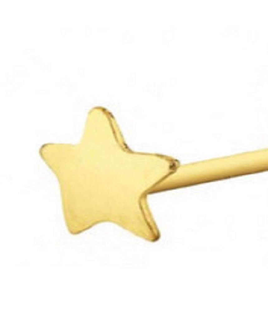 Adjustable Silver & Gold Plated Nose Stud by Urbiana - Beautiful Designs in .925 Sterling Silver Bijou Her