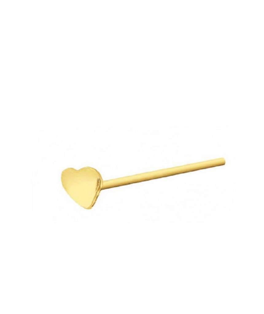 Adjustable Silver & Gold Plated Nose Stud by Urbiana - Beautiful Designs in .925 Sterling Silver Bijou Her