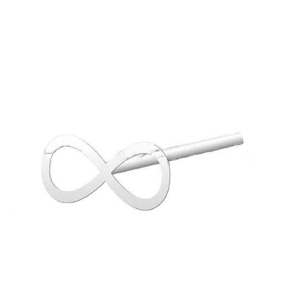 Adjustable Silver & Gold Plated Nose Stud by Urbiana - Beautiful Designs in .925 Sterling Silver Bijou Her
