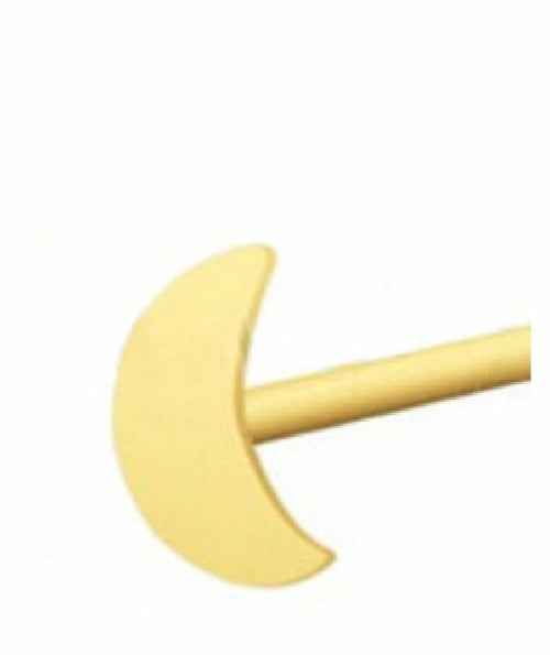Adjustable Silver & Gold Plated Nose Stud by Urbiana - Beautiful Designs in .925 Sterling Silver Bijou Her