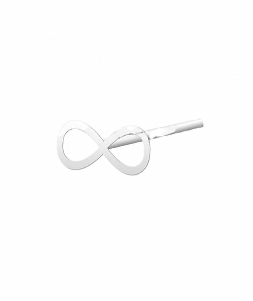 Adjustable Silver & Gold Plated Nose Stud by Urbiana - Beautiful Designs in .925 Sterling Silver Bijou Her