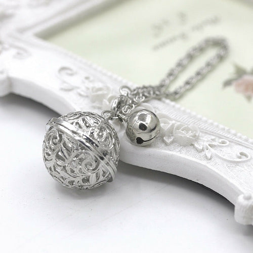 Alloy Round Bell Hang Accessory - Small and Large Sizes, 18.5cm, 2.5cm, 0.9cm, 16.8g Bijou Her