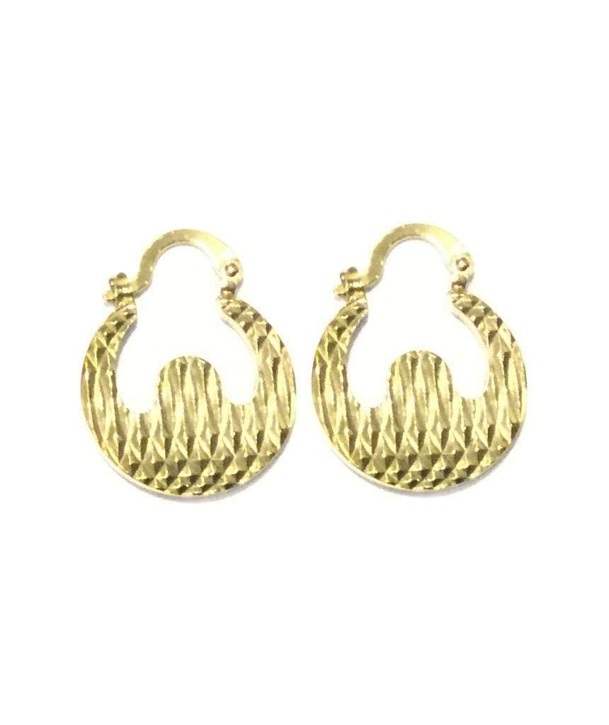 Baggy Circle Earrings - Gold and Silver Options Bijou Her