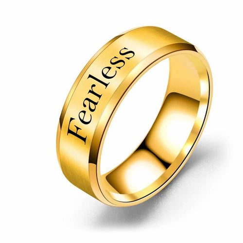 Black Stainless Steel Comfort Fit Ring - 8mm Brushed Finish for Fearless Style Bijou Her