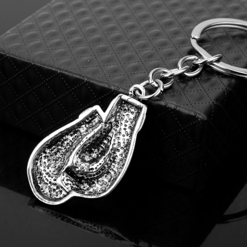 Boxing Gloves Metal Keychain Pendant Bijou Her