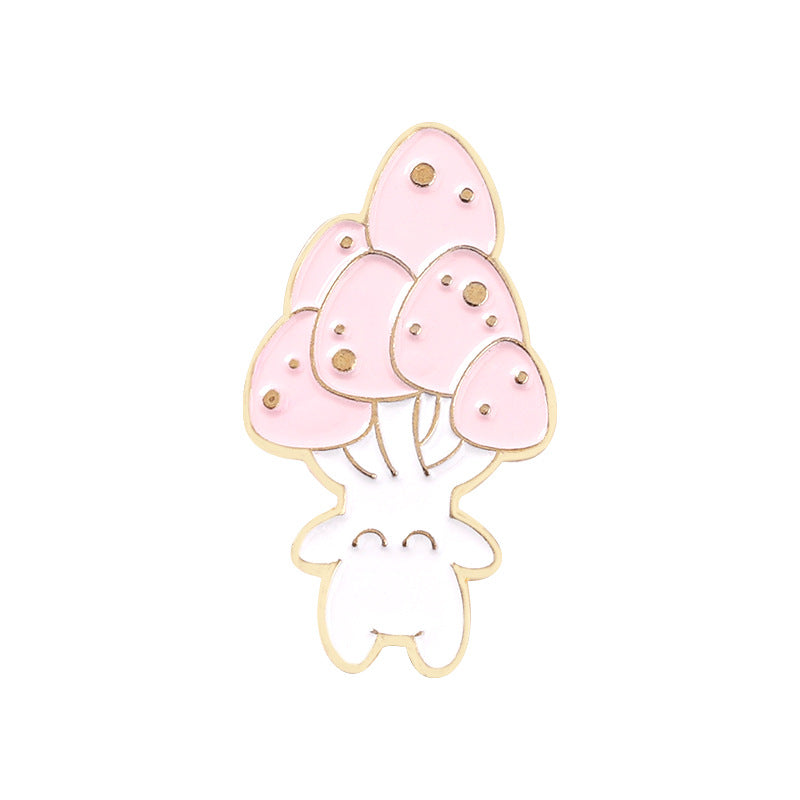 Brooch Snack Sweet Mushroom Ornament Bijou Her