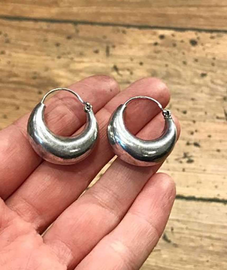 Classic Gold Hoop Earrings - Hypoallergenic Brass and Silver Jewelry for Sensitive Skin - Easy to Clean and Maintain Bijou Her