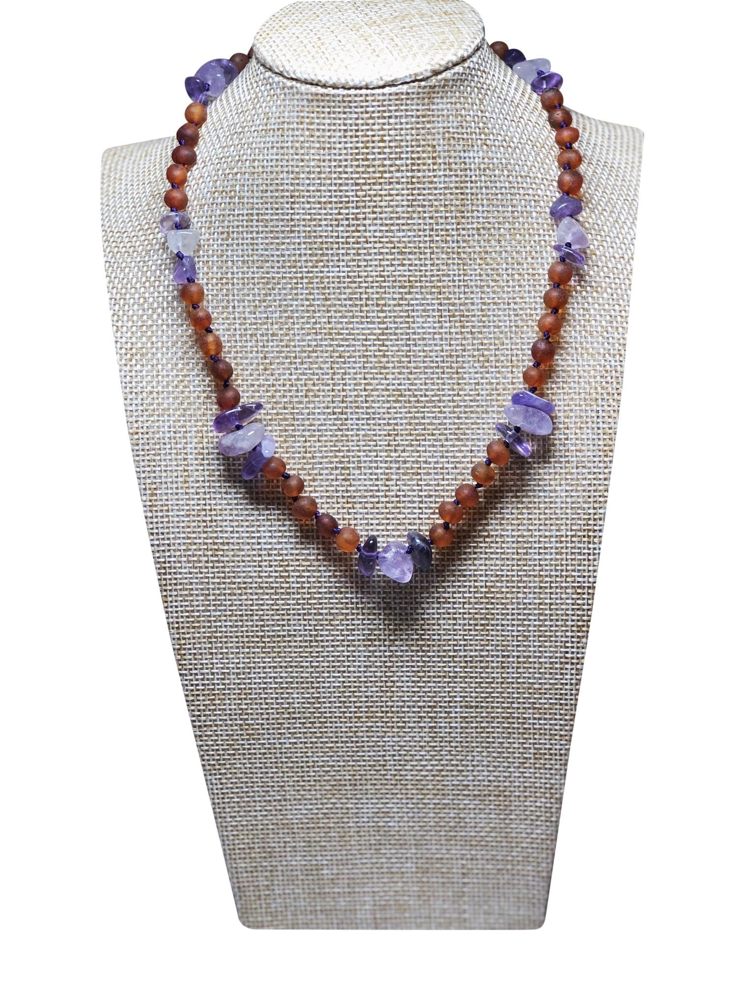 Cognac Amber + Amethyst Kids Bijou Her