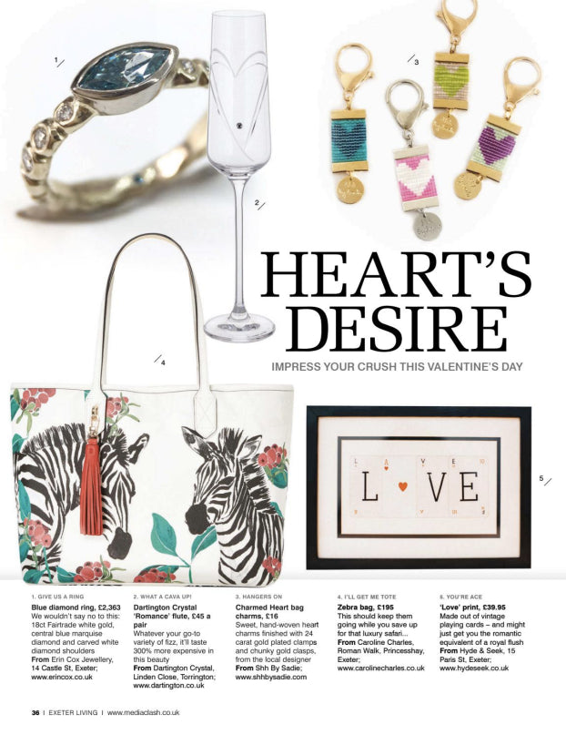 Colorful Charmed Heart Bag Charms - Handwoven with Gold Accents 
Discover the perfect spring accessory! These handwoven Charmed Heart bag charms come in various colors and feature 24 carat gold plated clamps and a chunky gold clasp Bijou Her