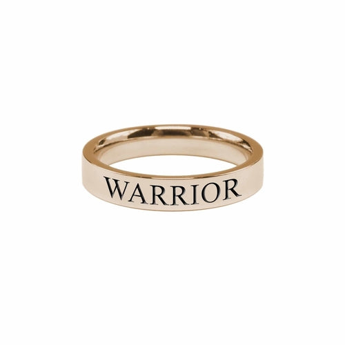 Comfort Fit Warrior Band - 4mm Width, Hypoallergenic & Inspirational Bijou Her