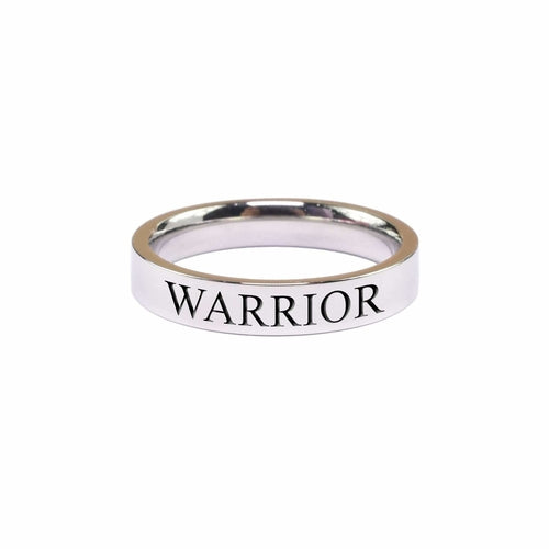 Comfort Fit Warrior Band - 4mm Width, Hypoallergenic & Inspirational Bijou Her