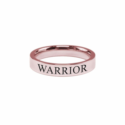 Comfort Fit Warrior Band - 4mm Width, Hypoallergenic & Inspirational Bijou Her