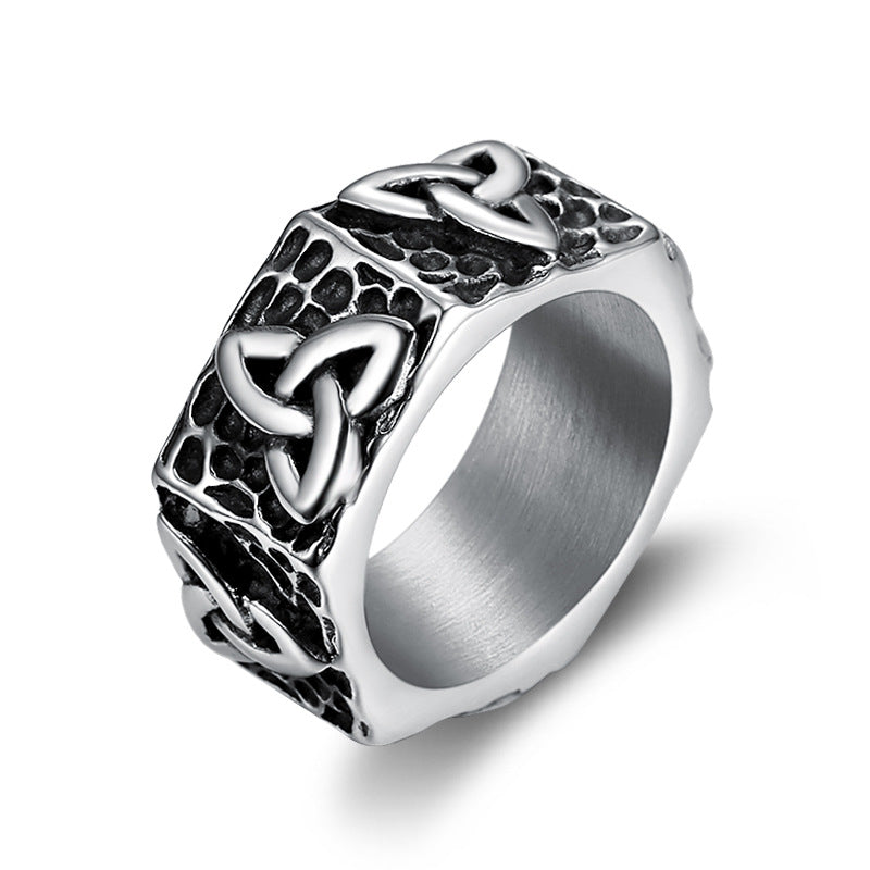 Creative Cool Stainless Steel Jewelry Street Ring Bijou Her