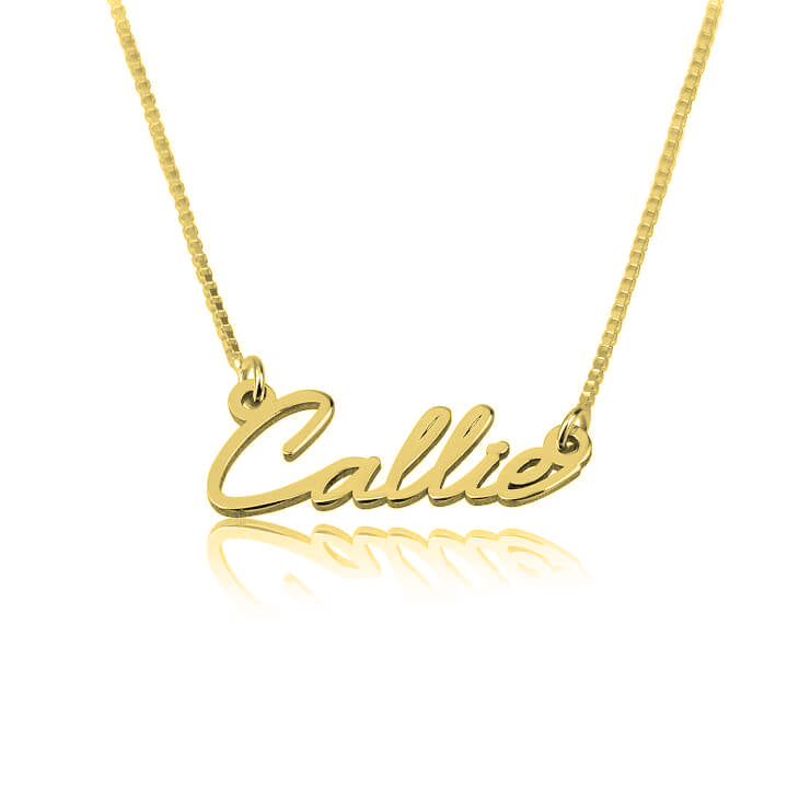 Customized Dainty Name Necklace - Personalized Hypoallergenic Jewelry Bijou Her