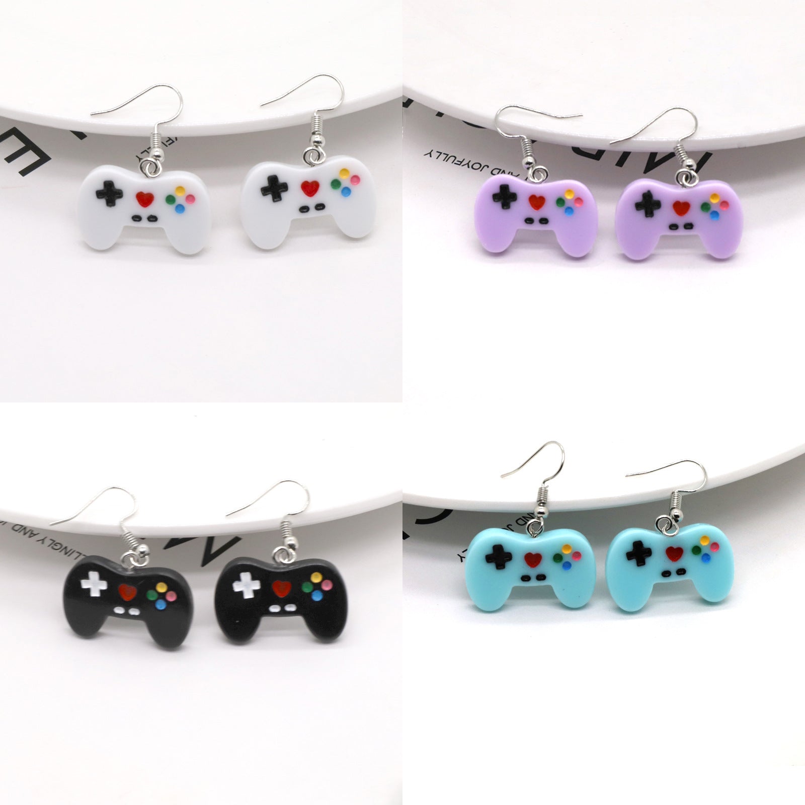 Cute Candy Color Resin Game Machine Earrings Fashion Bijou Her