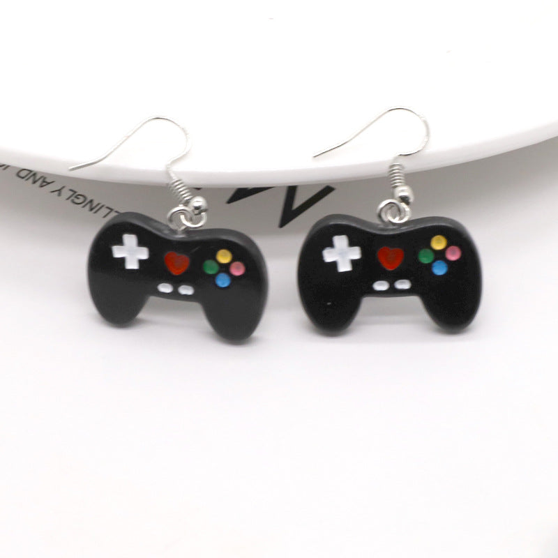 Cute Candy Color Resin Game Machine Earrings Fashion Bijou Her