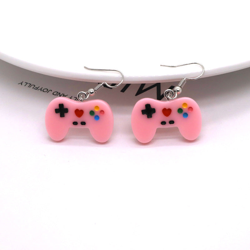 Cute Candy Color Resin Game Machine Earrings Fashion Bijou Her