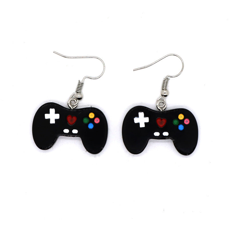 Cute Candy Color Resin Game Machine Earrings Fashion Bijou Her