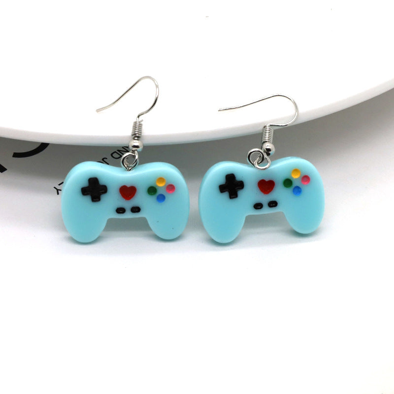 Cute Candy Color Resin Game Machine Earrings Fashion Bijou Her