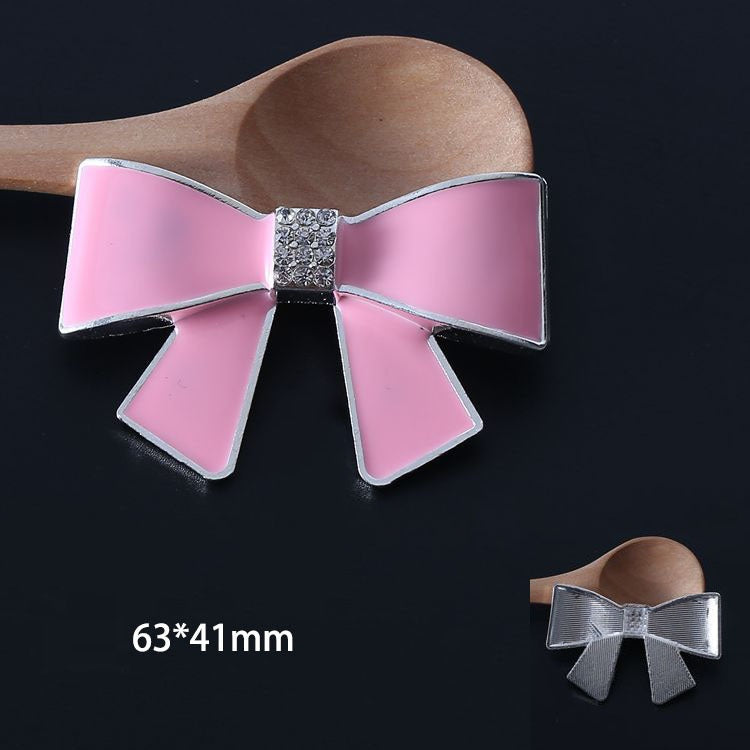 Diamond Bow-shaped Shoe Buckle Accessories Diy Phone Case Ornament Accessories Bijou Her