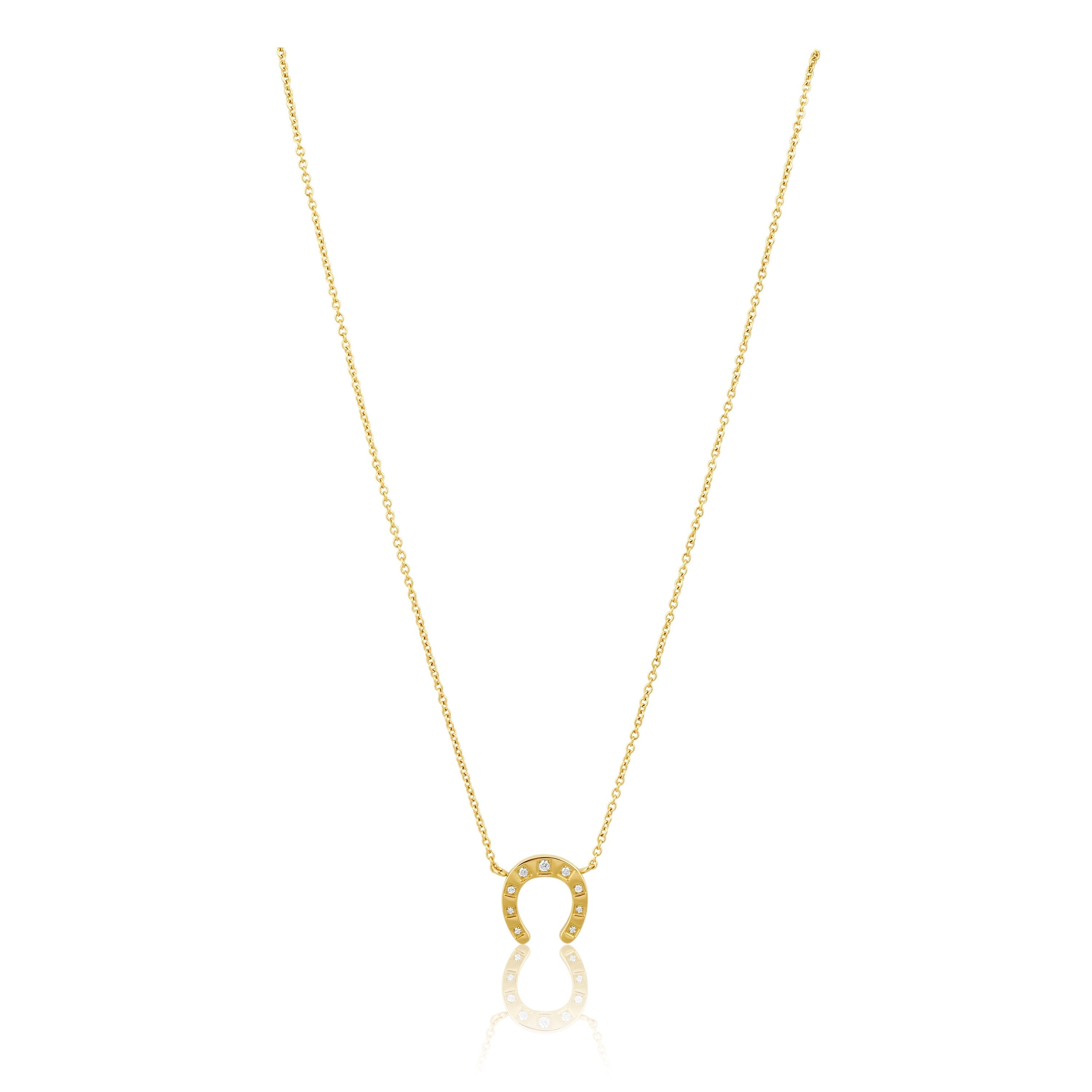 Elegant Maddox Horseshoe Necklace - 18K Gold Plated Bijou Her