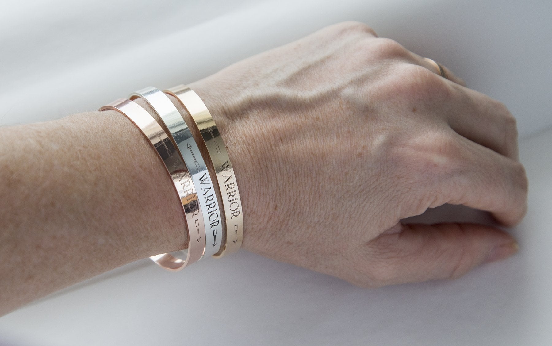 Engraved Teacher Gift Bracelet - Make a Difference Graduation Cuff Bijou Her