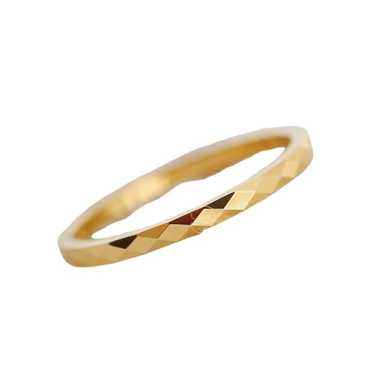 Exquisite Multi-section Prismatic Ring Bijou Her