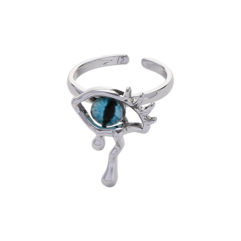 Fashion Devil's Eye Cat Ring Girl Bijou Her