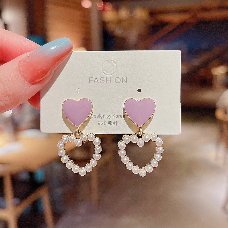 Fashion Love Pearl Super Fairy Earrings Bijou Her