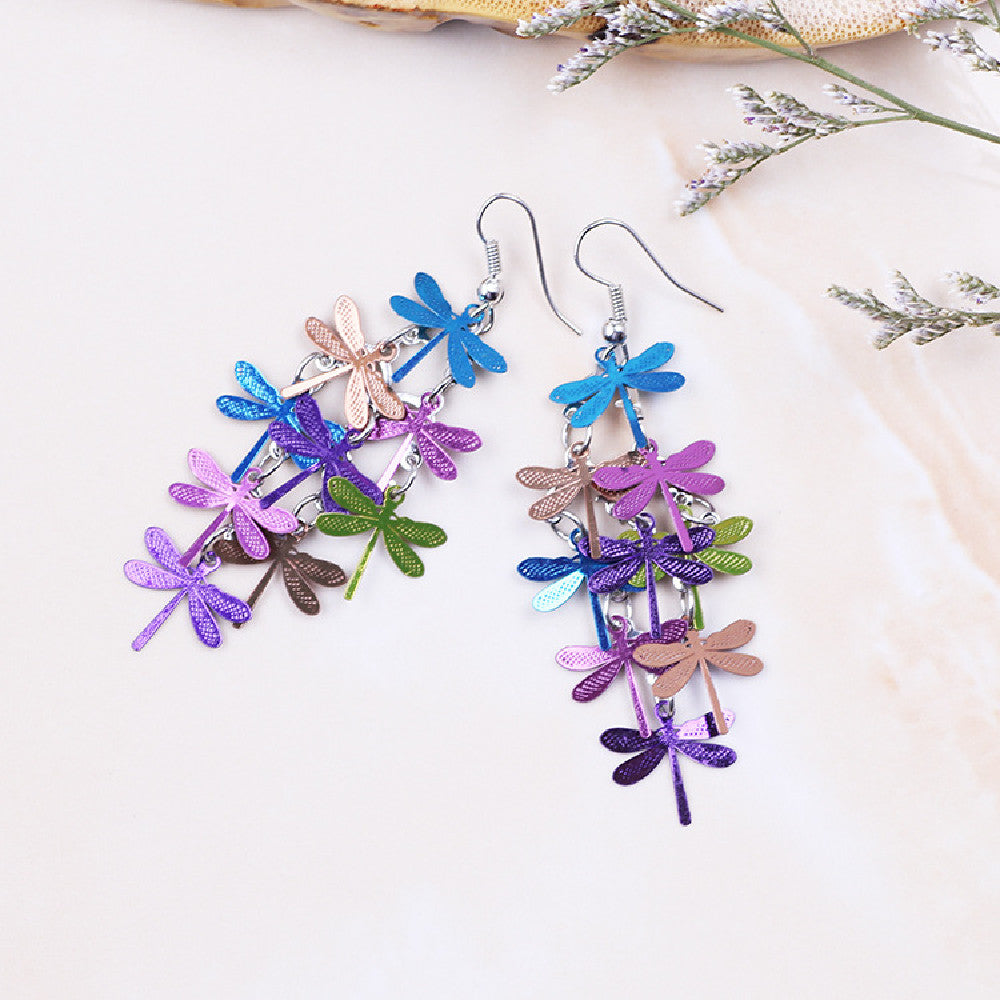 Fashion Personality Dragonfly Earrings Bijou Her