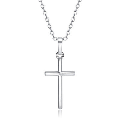 Fashion Simple Cross Pendant Necklace Bijou Her