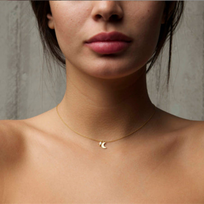 Fashion Women Sweet Alloy Clavicle Chain Bijou Her