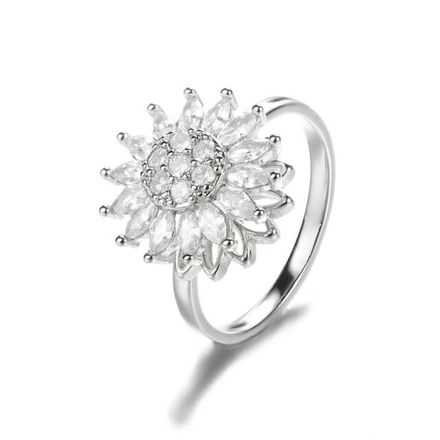 Female Fashion Temperament Micro-set Zirconia Ring Bijou Her