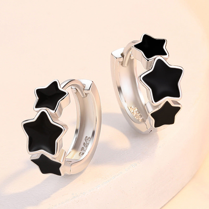 Five-pointed Lucky Star Earrings Bijou Her