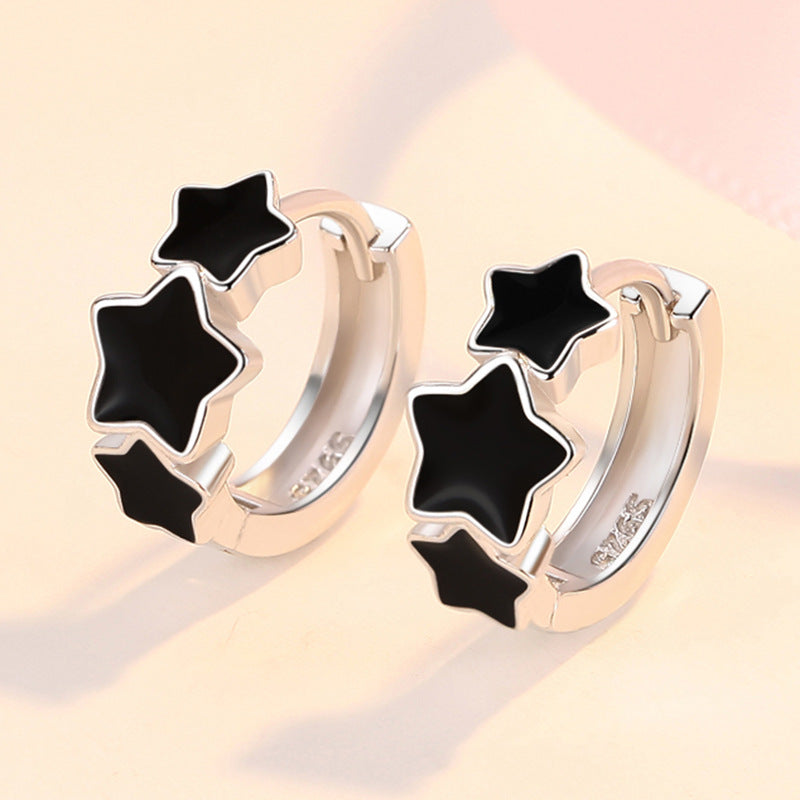 Five-pointed Lucky Star Earrings Bijou Her