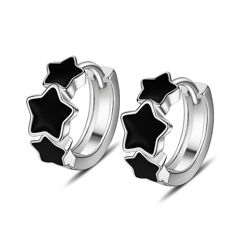 Five-pointed Lucky Star Earrings Bijou Her