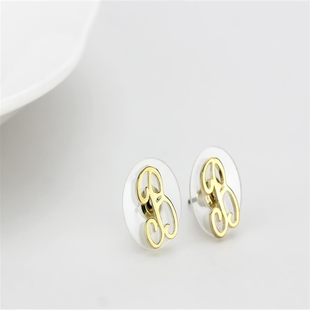 Flash Gold Brass Earrings - No Stone, Backordered, 4-7 Day Shipping Lead Time Bijou Her