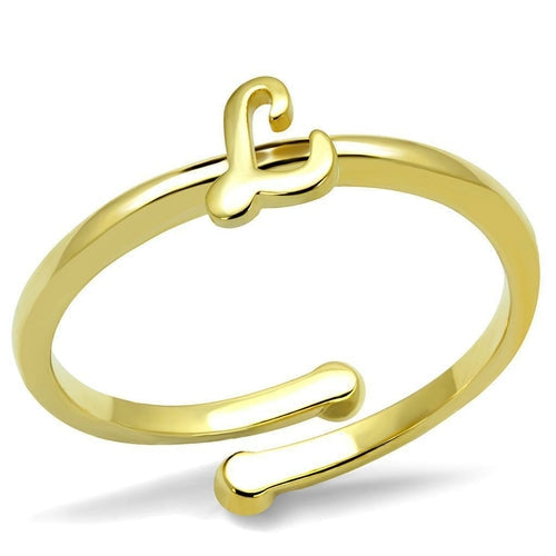 Flash Gold Brass Ring - No Stone, Backordered, 1.51g Weight Bijou Her