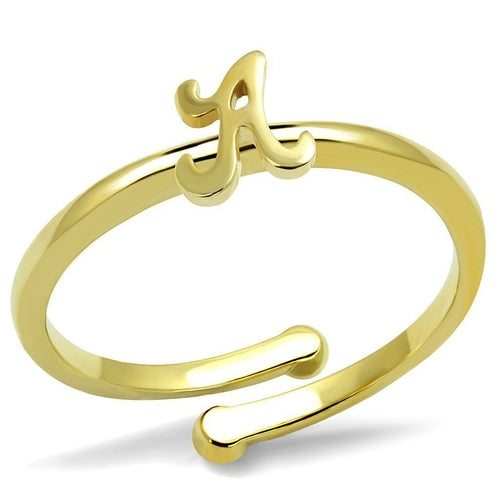 Flash Gold Brass Ring - No Stone, Backordered, 1.52g Weight Bijou Her