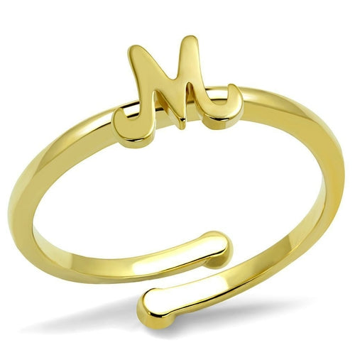 Flash Gold Brass Ring - No Stone, Backordered, 1.55g Weight Bijou Her