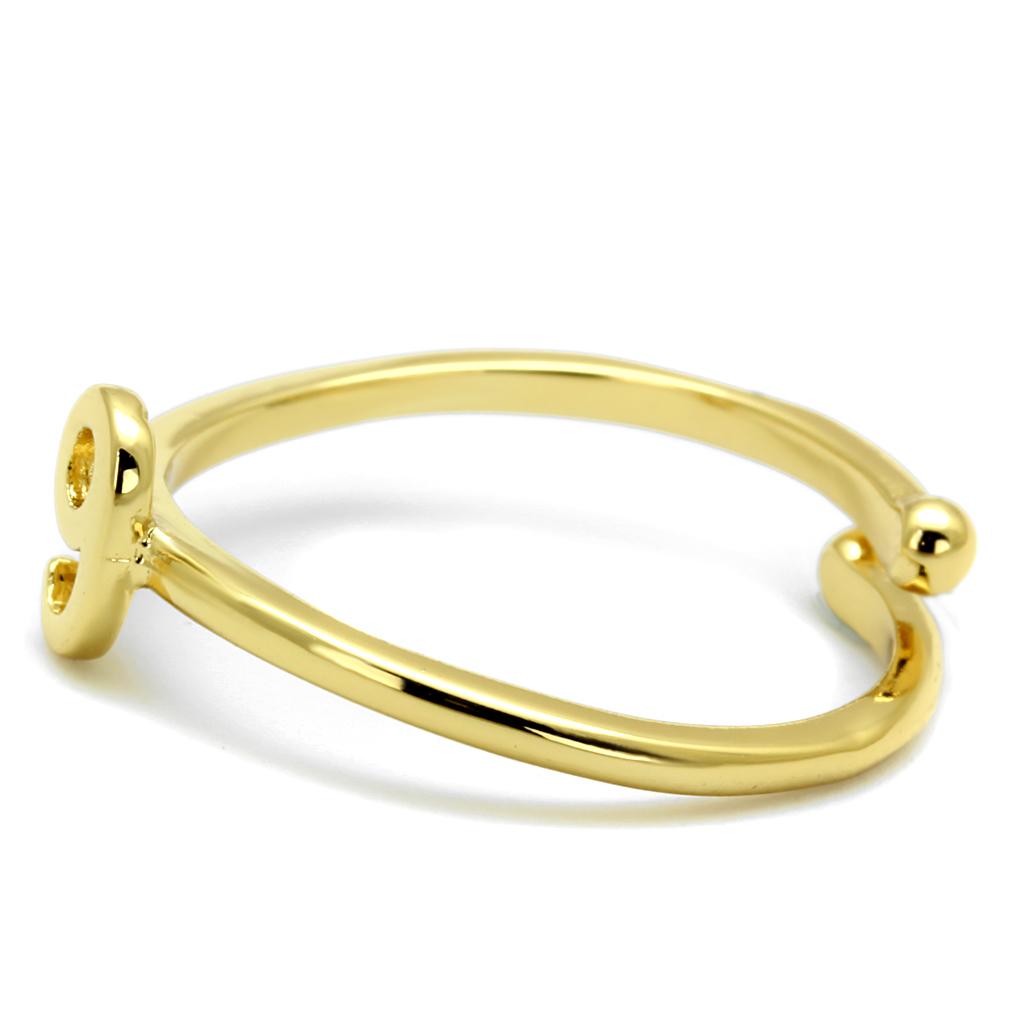 Flash Gold Brass Stackable Ring - Limited Offer, No Stone, Women's Jewelry Bijou Her