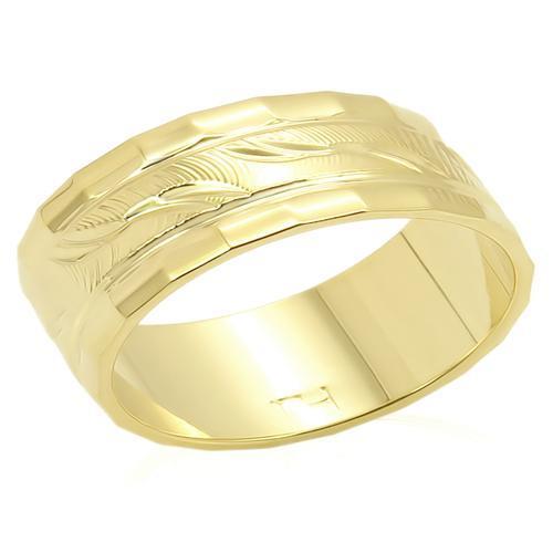 Gold Brass Minimalist Ring - No Stone, Ships in 4-7 Days Bijou Her