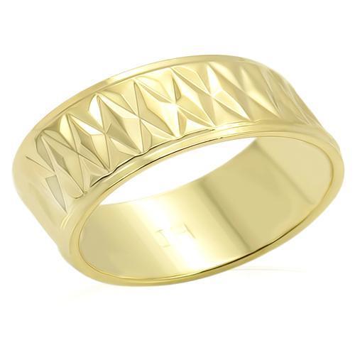 Gold Brass Minimalist Ring - No Stone, Ships in 4-7 Days Bijou Her