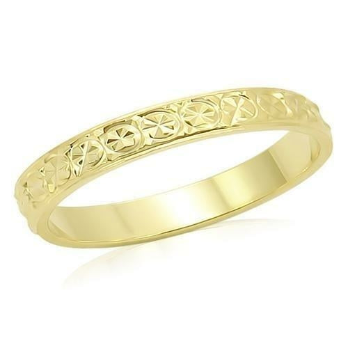 Gold Brass Ring - No Stone, Backordered, 1.70g Weight Bijou Her