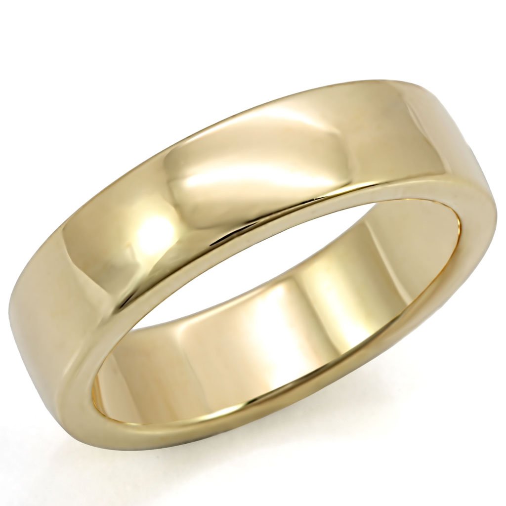 Gold Brass Ring - No Stone, Backordered, 4-7 Day Shipping Lead Time, 4.80g Weight Bijou Her