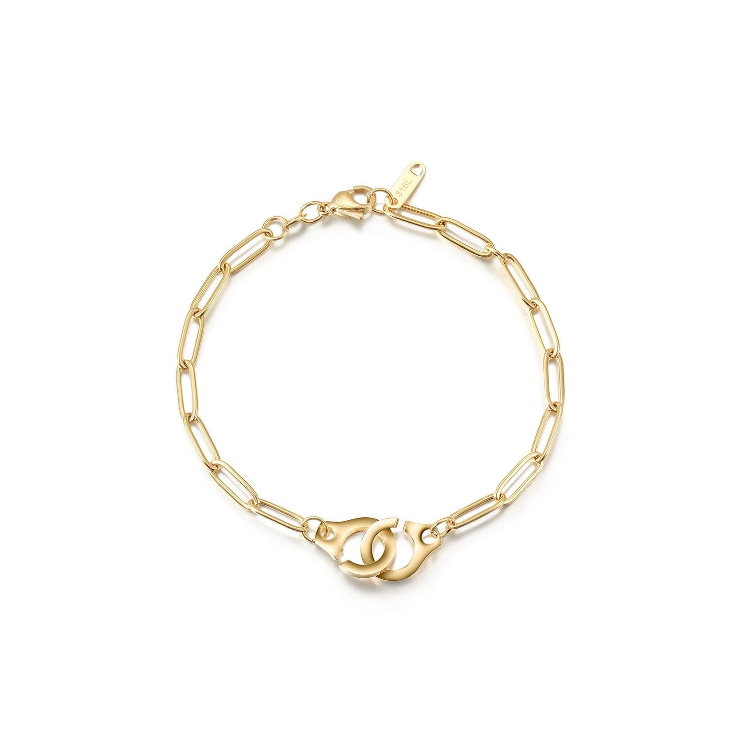 Gold Plated Stainless Steel Bracelet - Hypoallergenic & Non-Tarnishing Bijou Her